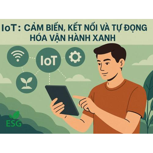 2. IoT: Cảm biến, kết nối và tự động hóa vận hành xanh