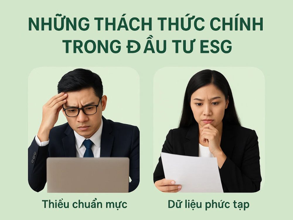 1. Những thách thức chính trong đầu tư ESG