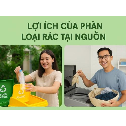 2) Lợi ích của phân loại rác tại nguồn