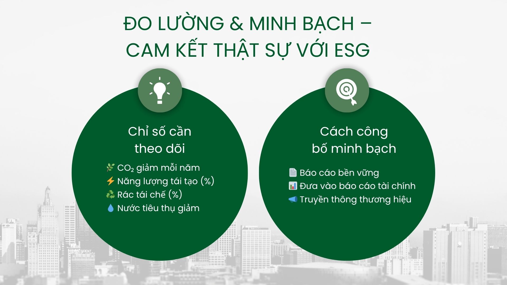 6. Đo lường và công bố minh bạch – Biến ESG thành lợi thế kinh doanh