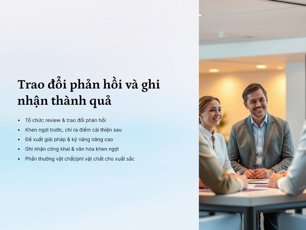 5. Trao đổi phản hồi và ghi nhận thành quả