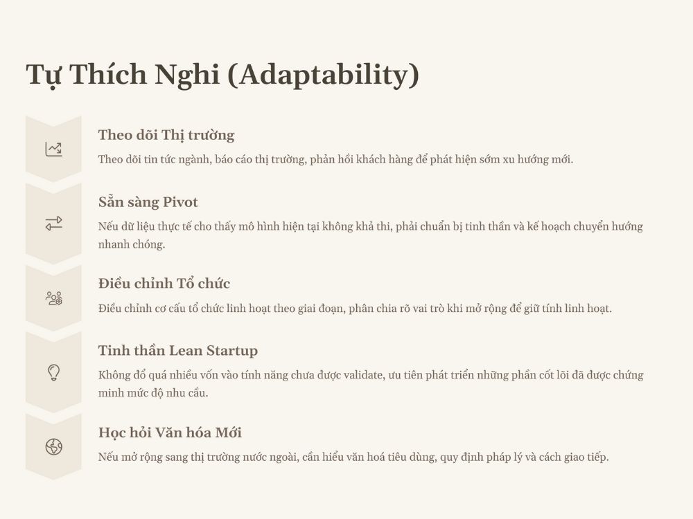2. Tự thích nghi (Adaptability)