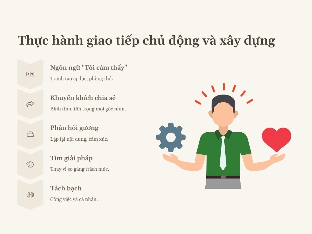 3. Thực hành giao tiếp chủ động và xây dựng