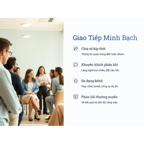 2. Giao tiếp và trao đổi thông tin minh bạch