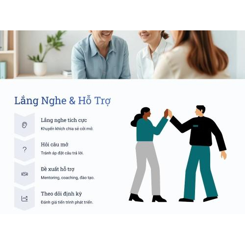 4. Lắng nghe và hỗ trợ thành viên