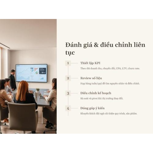 6. Đánh giá & điều chỉnh liên tục
