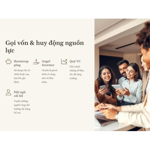 4. Gọi vốn & huy động nguồn lực