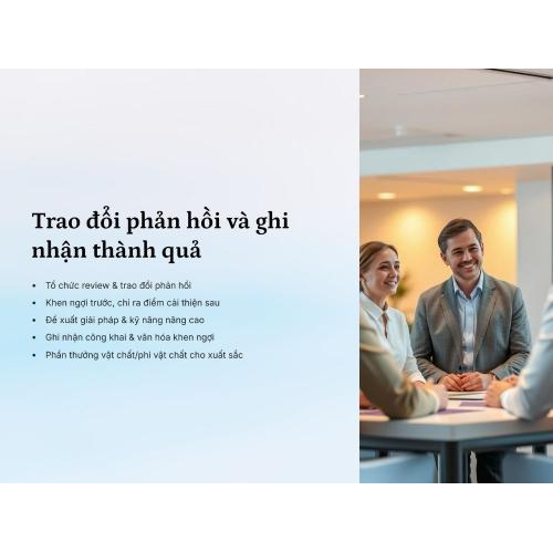 5. Trao đổi phản hồi và ghi nhận thành quả