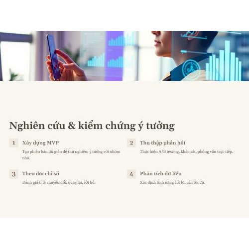 2. Nghiên cứu & kiểm chứng ý tưởng (Validation)