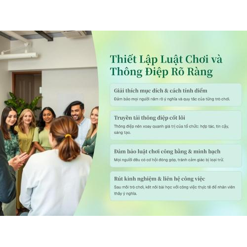 4. Thiết lập luật chơi và thông điệp rõ ràng
