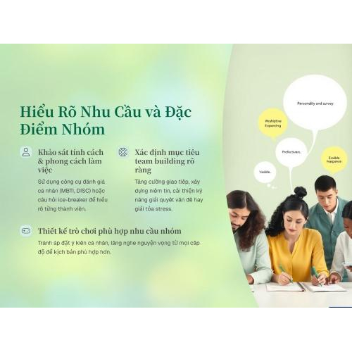 1. Hiểu rõ nhu cầu và đặc điểm nhóm
