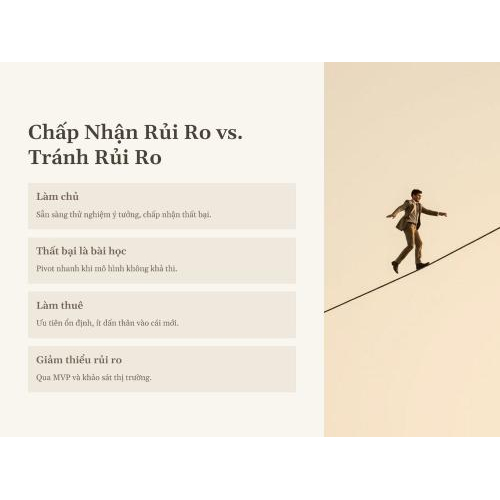 2. Chấp nhận rủi ro vs. Tránh rủi ro