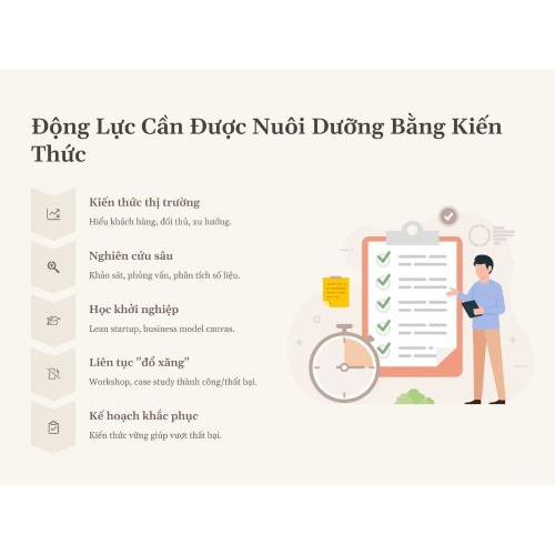 2. Động lực cần được nuôi dưỡng bằng kiến thức