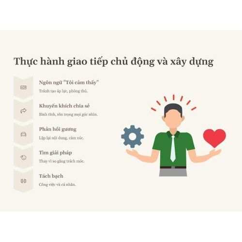 3. Thực hành giao tiếp chủ động và xây dựng