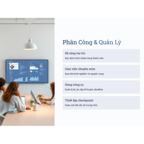 3. Phân công công việc và quản lý thời gian