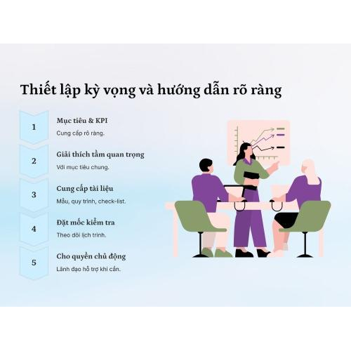 3. Thiết lập kỳ vọng và hướng dẫn rõ ràng