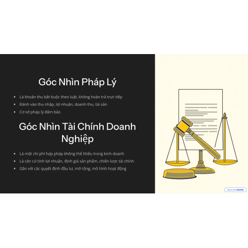 1. Thuế là gì? góc nhìn pháp lý và tài chính