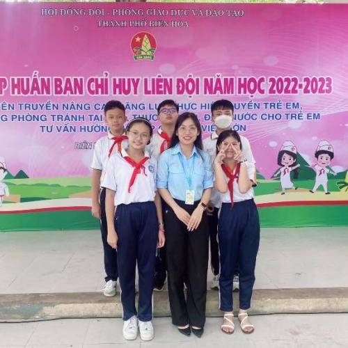 Tổ chức lớp tập huấn ban chỉ huy Liên đội năm học 2022-2023