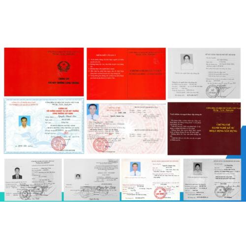 Bằng cấp và chứng chỉ nhân sự