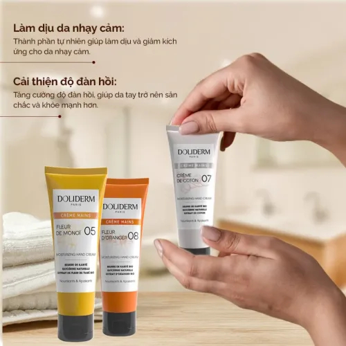 Kem Dưỡng Âm Da Tay Doliderm - Pháp - 50ml
