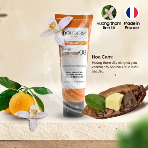 Kem Dưỡng Âm Da Tay Doliderm - Pháp - 50ml