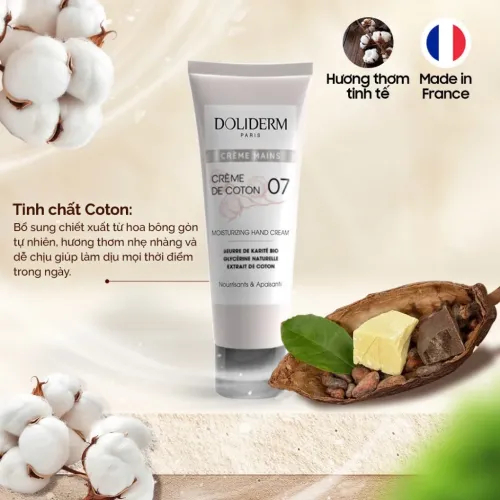 Kem Dưỡng Âm Da Tay Doliderm - Pháp - 50ml