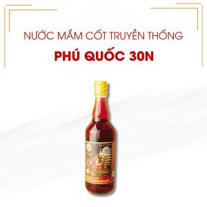 Nước Mắm Cốt Truyền Thống Phú Quốc 30N – Chai 520ml