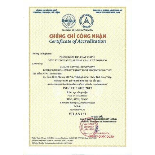 Bộ giấy tờ chứng nhận sản phẩm