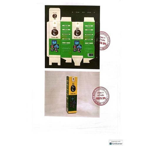 3. Bản tự công bố sản phẩm dầu đau nhức
