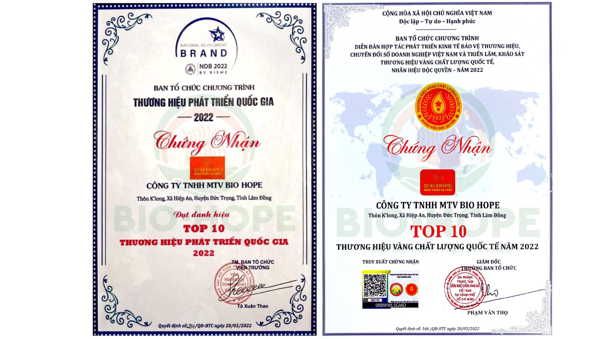 BIO-HOPE – thương hiệu chăm sóc sức khỏe uy tín