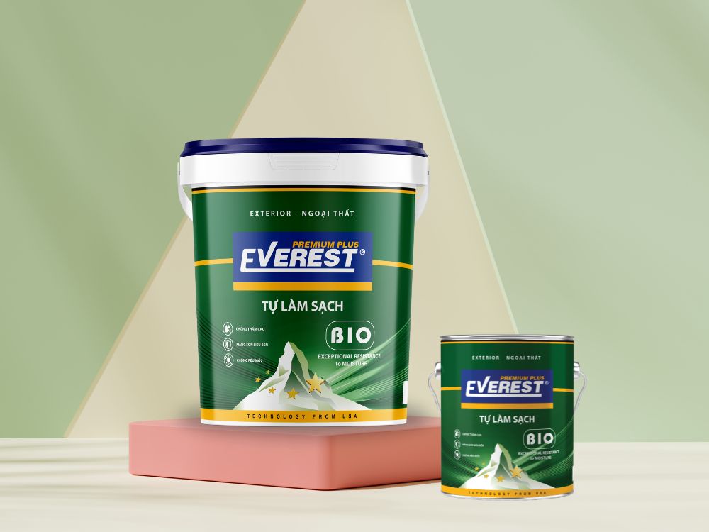 2. Everest Bio – Lựa chọn sơn ngoại thất không chì an toàn