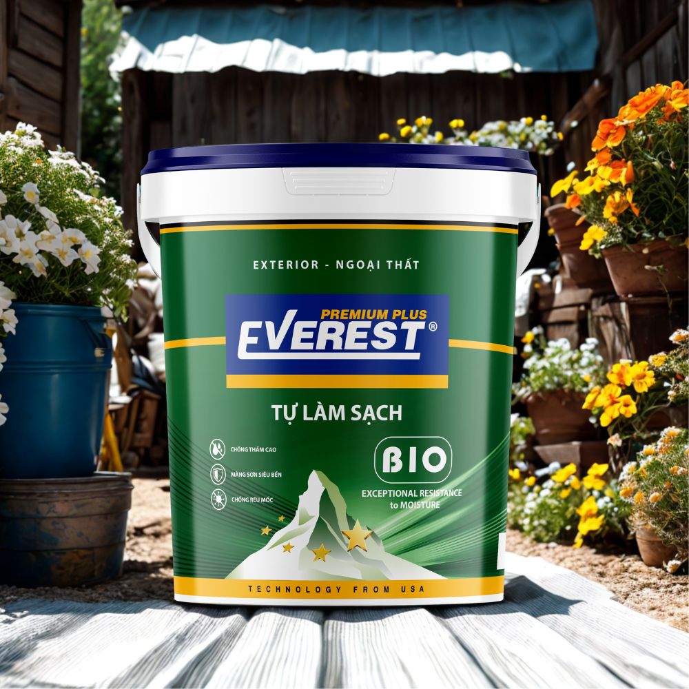 Bí Quyết Giữ Màu Sơn Lâu Phai: Chọn Ngay EVEREST PLUS