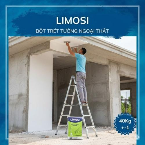 Tạo Nền Hoàn Hảo Cho Sơn Phủ Ngoại Thất: LIMOSI 40kg – Thi Công Dễ, Hiệu Quả Cao!