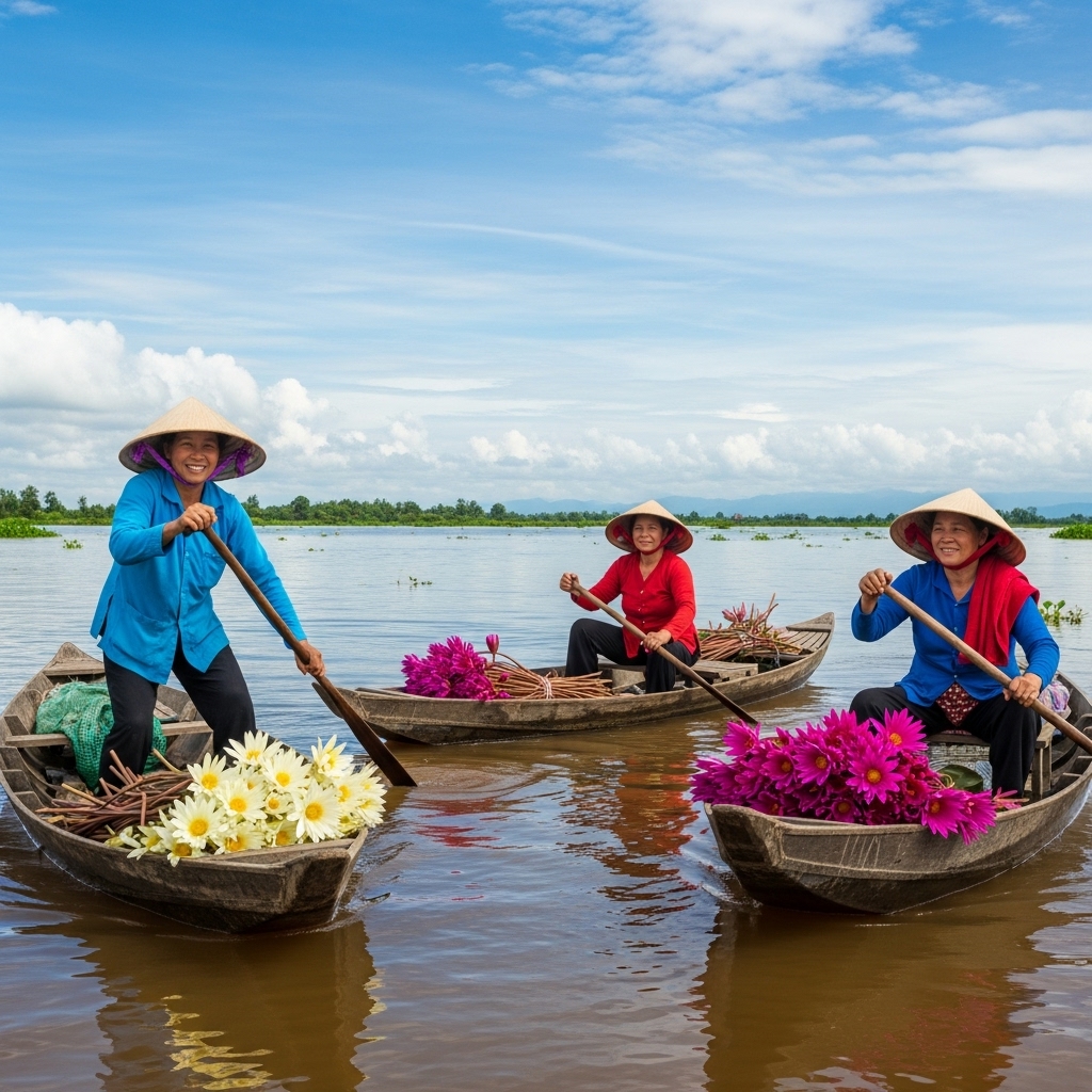 Mùa Lũ Miền Tây 2025 Dâng Cao – Ký Ức Mùa Nước Nổi Và Ẩm Thực Đồng Tháp Mười Xưa