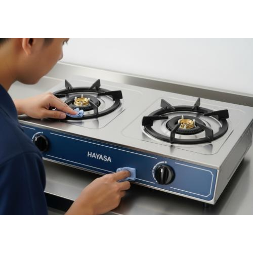 1. Kiểm tra ống dẫn gas và van khóa trước khi sử dụng