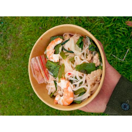 Hủ tiếu trộn tôm thịt