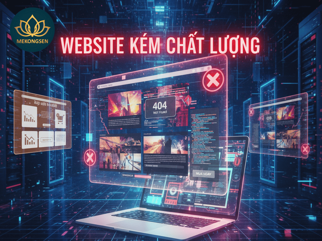Những dấu hiệu website chưa đạt chất lượng