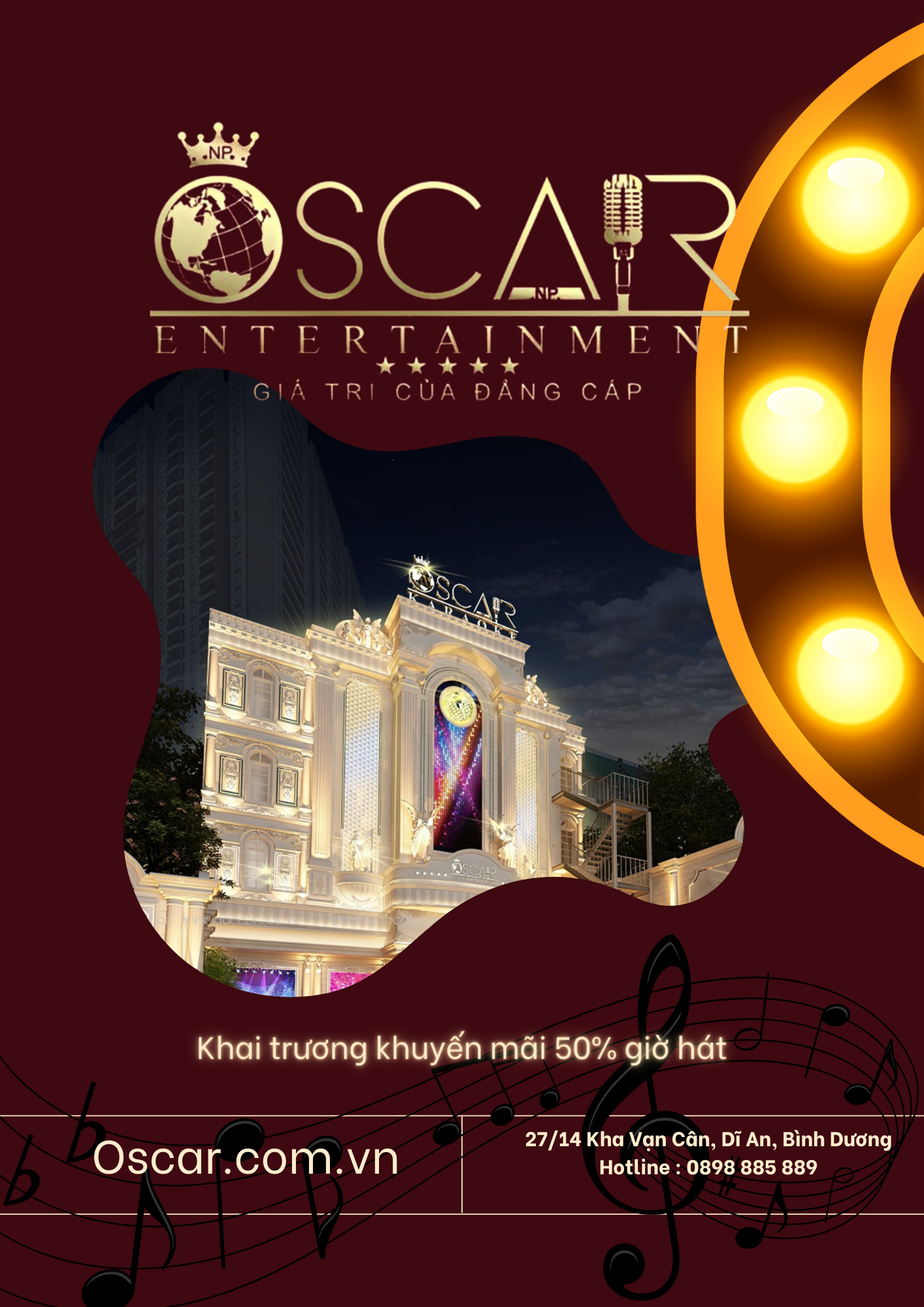 Thiết kế tờ rơi Oscar