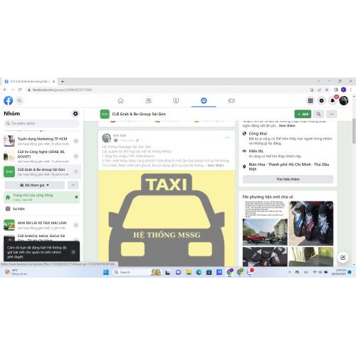 Nguyễn Kim Anh - Đăng Bài Hội Nhóm Taxi 28/4