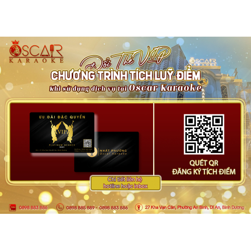 Nguyễn Lê Phát - Ưu Đãi Độc Quyền Thành Viên VIP Tại Oscar Karaoke