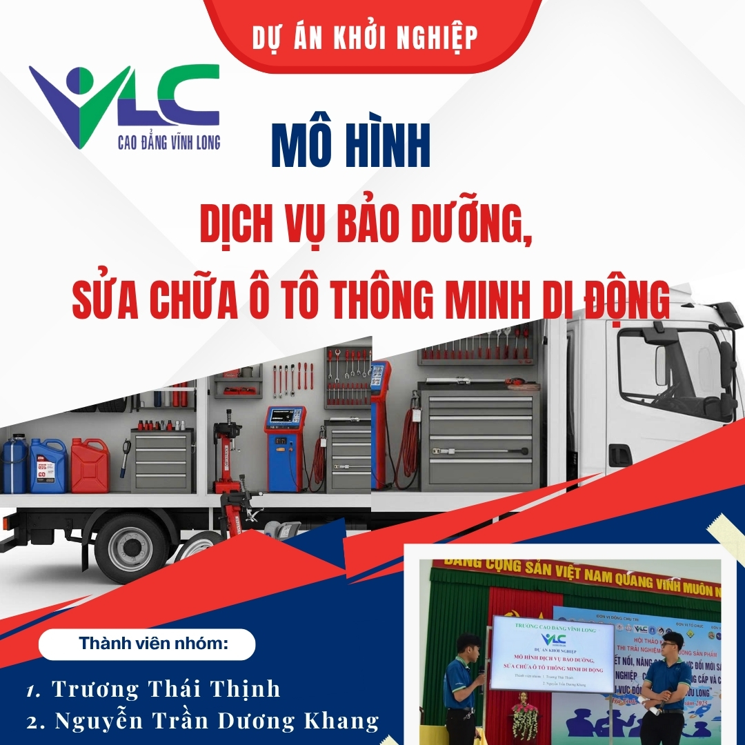 VLC | Dự Án: Mô Hình Dịch Vụ Bảo Dưỡng Sửa Chữa Ô Tô Thông Minh Di Động