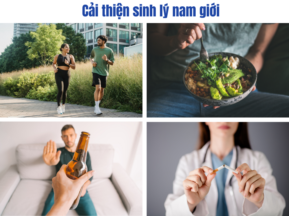 3. Làm gì để cải thiện sinh lý – tăng cường sinh lực nam giới?