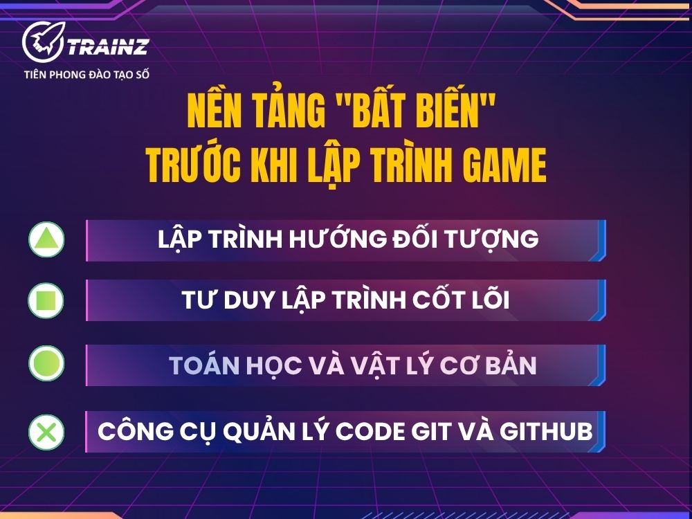 Nền tảng "Bất Biến" (bắt buộc trước khi chọn Engine)