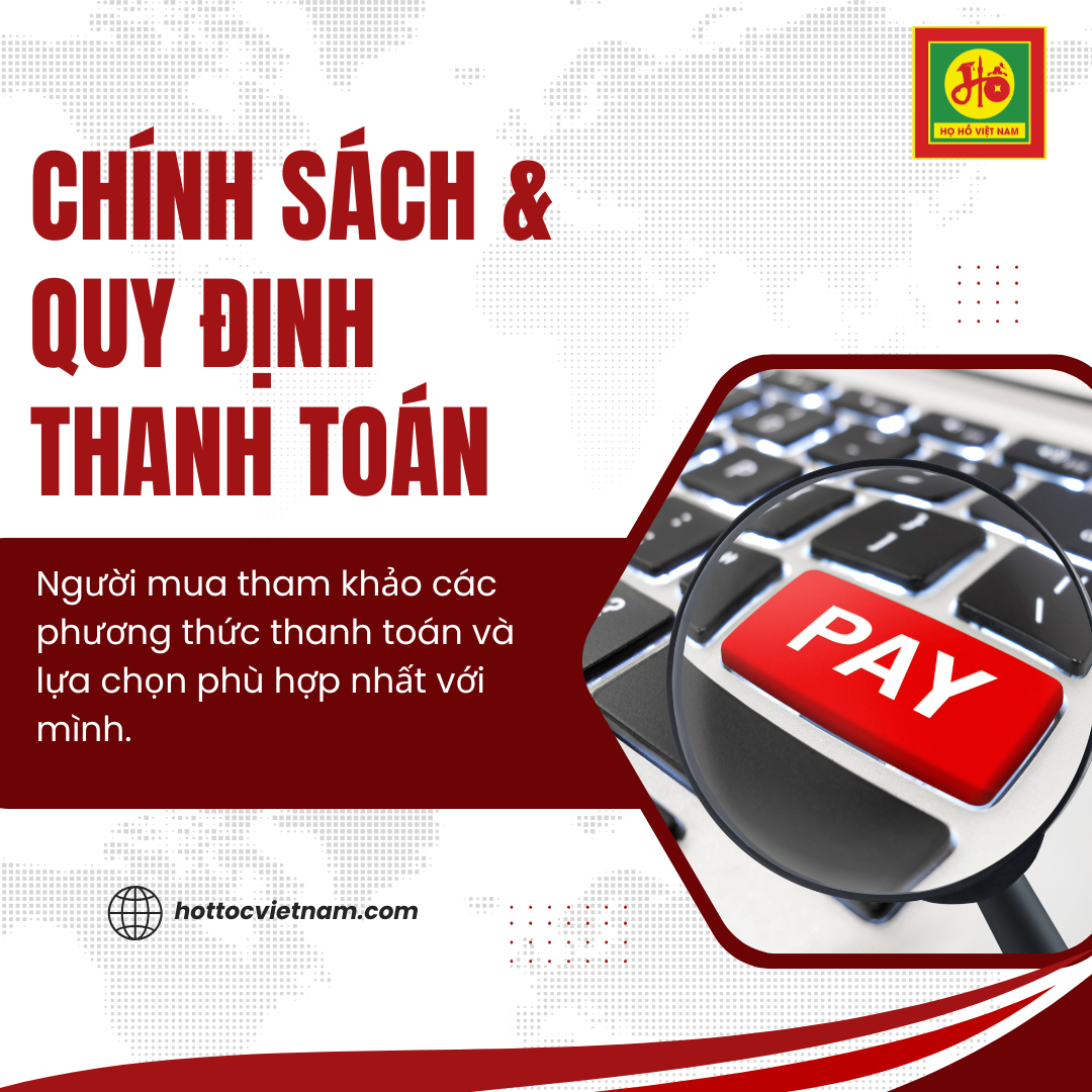 Chính Sách Và Quy Định Thanh Toán