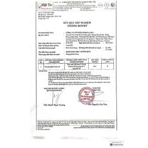 5. Bản tự công bố sản phẩm muối chườm bụng