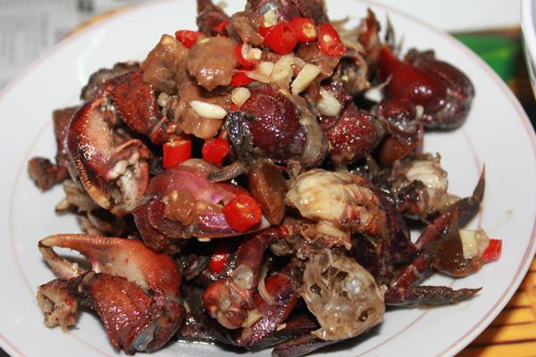 Ba khía Rạch Gốc – hương vị mặn mòi của miền biển