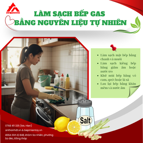 Làm Sạch Bếp Gas Chỉ Trong 10 Phút - Bí Quyết Giữ Nhà Luôn Thơm Như Mới