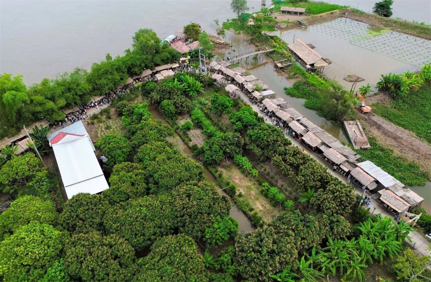 Không gian chợ quê giữa nhịp sống hiện đại