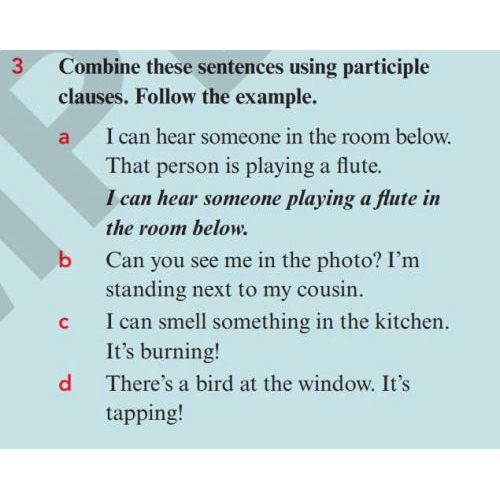 Session 17: Participle clauses