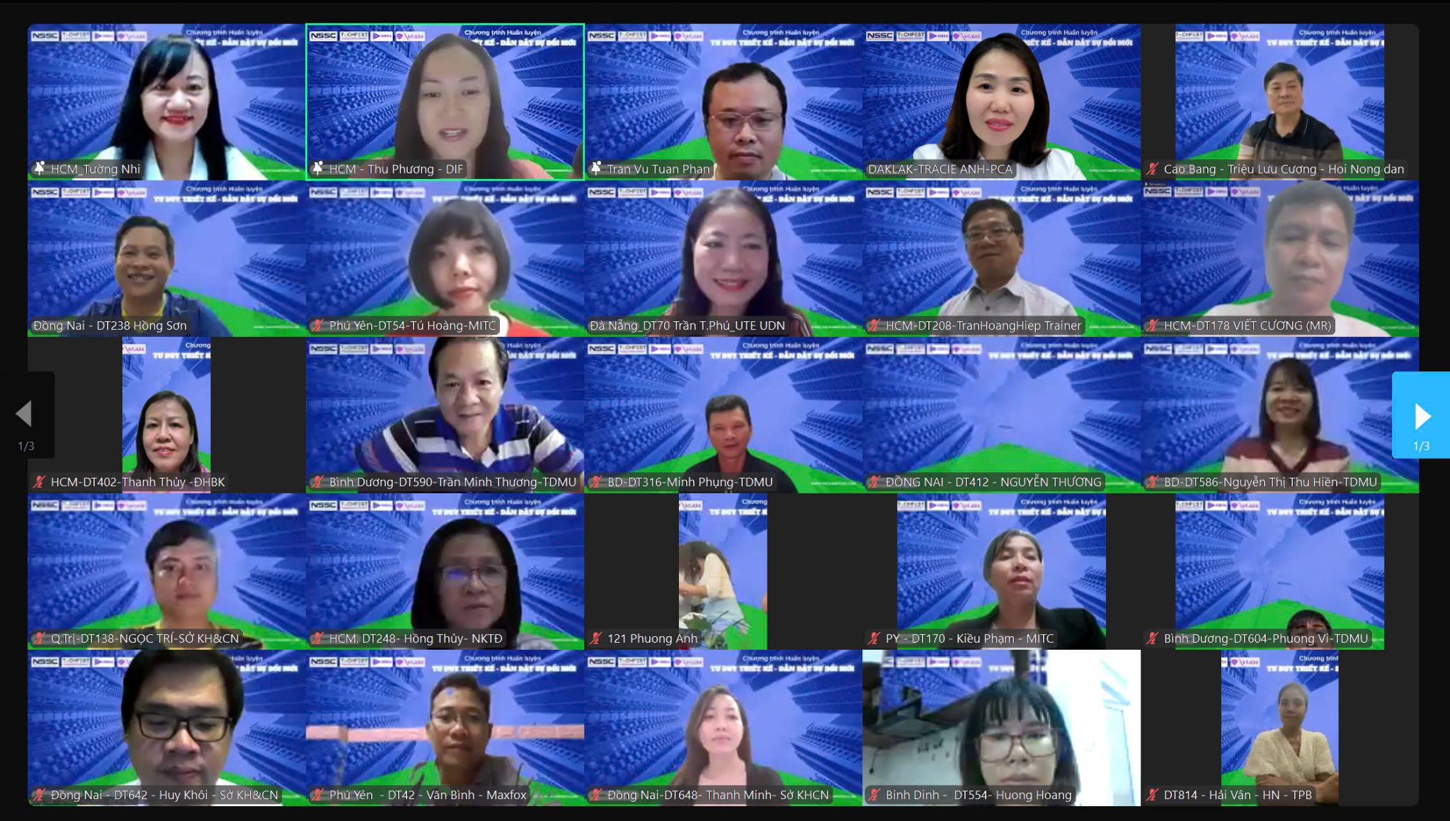 BUỔI HUẤN LUYỆN #10 – CHỦ ĐỀ: TƯ DUY THIẾT KẾ TRONG THIẾT KẾ DỊCH VỤ & DỊCH VỤ CÔNG; NÔNG NGHIỆP BỀN VỮNG – THỰC PHẨM BỀN VỮNG